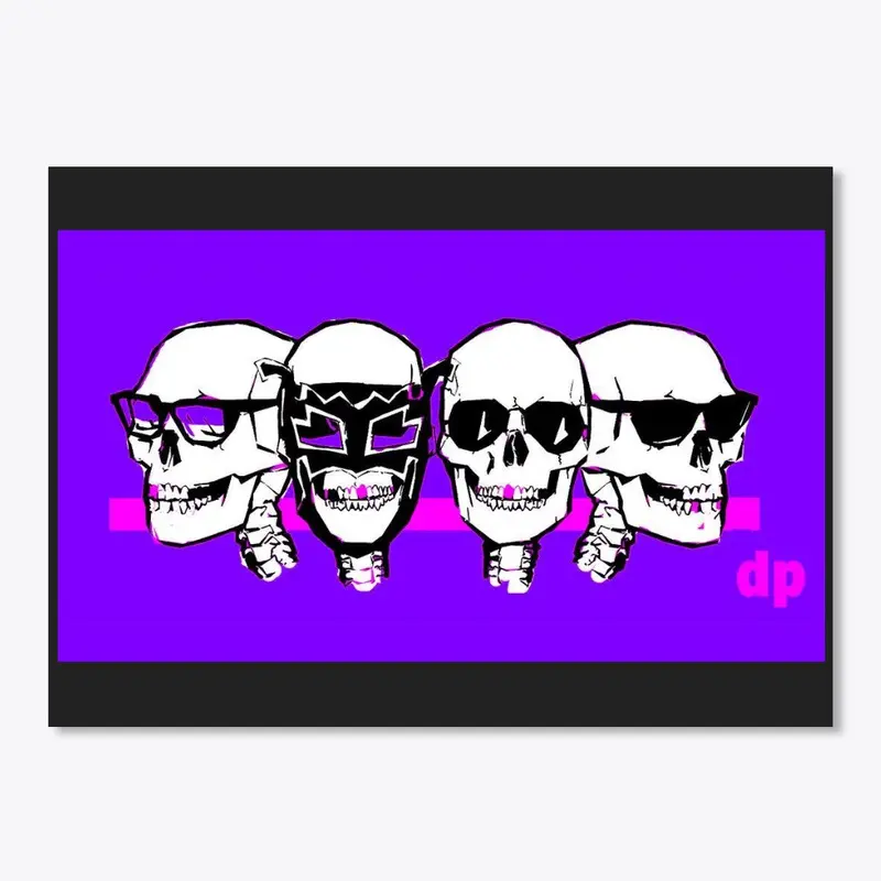 DP Skulls Sticker